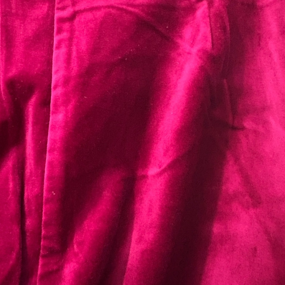 Ralph Lauren Velvet Pants in Maroon - Picture 4 of 8